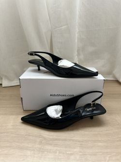 Aldo Lennoxie Black Kitten Heel