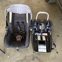 Car seat with base