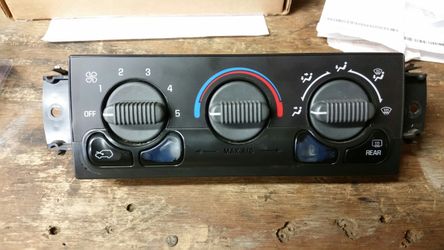 climate control for 2002 Tahoe buttons are worn just a facial good condition I just bought a new one with new facial buttons