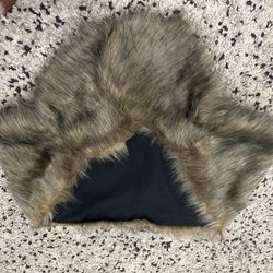 Scarf synthetic fur, new