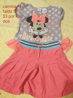 Ropa para niña en buen estado