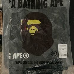 BATHING APE It Is A Large And Black.  