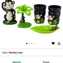 Monkey Bathroom Set