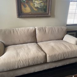 Custom velvet Couch