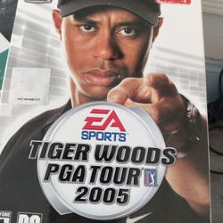 Vintage Tiger Woods PGA Tour 2005 PC Game Two Disc Set