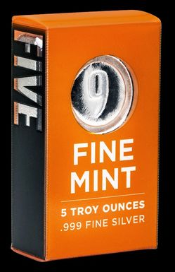 9 Fine 5oz Silver Bar