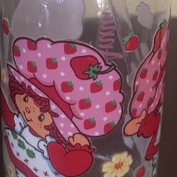 Strawberry Shortcake Glass Cup