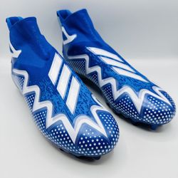 Size 12 Men’s Adidas Ultra Freak 22 Boost Football Cleats Navy Blue/White GZ0466