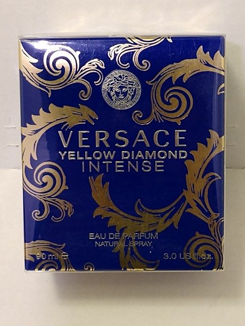 FIRM $48.00 "YELLOW DIAMOND INTENSE" BY VERSACE, 3.0 OZ EAU DE PARFUM, SEALED BOX