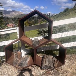 Heavy Duty Metal Log Rack