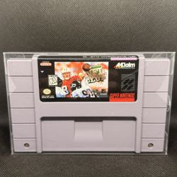 NFL Quarterback Club 96 SNES Super Nintendo Game Authentic Tested Cartridge Only