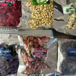 12 pc Dried Herbs & Flowers Packs