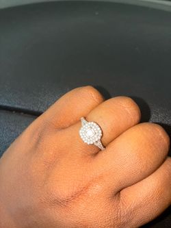 14K white Gold Ring