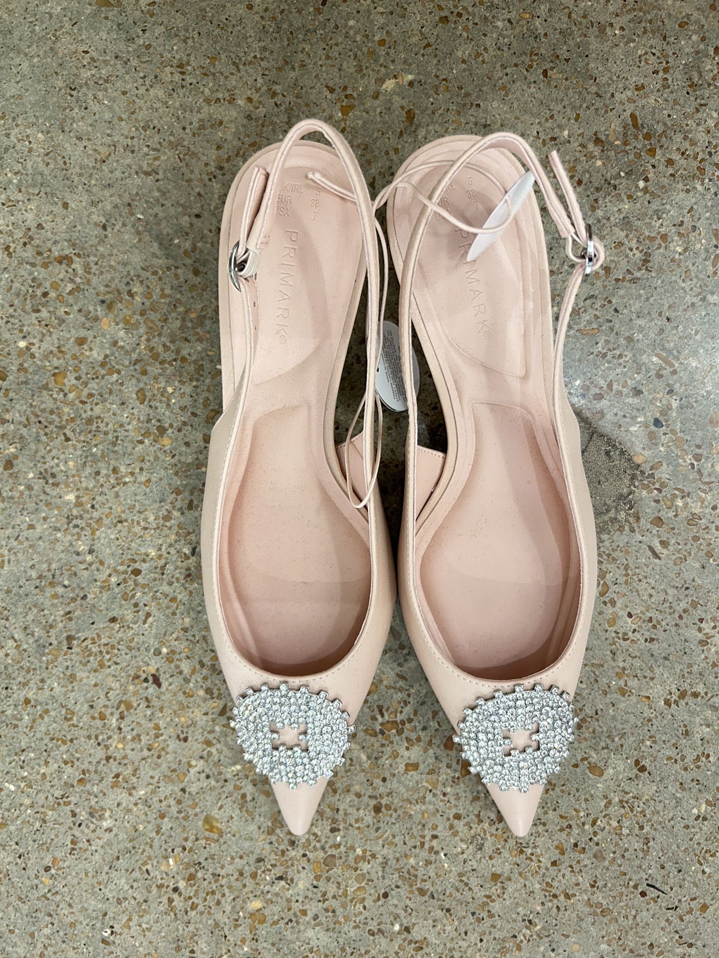 NWT Elegant pink Slingback Heels Size 8
