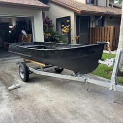 12ft Jon Boat And Trailer