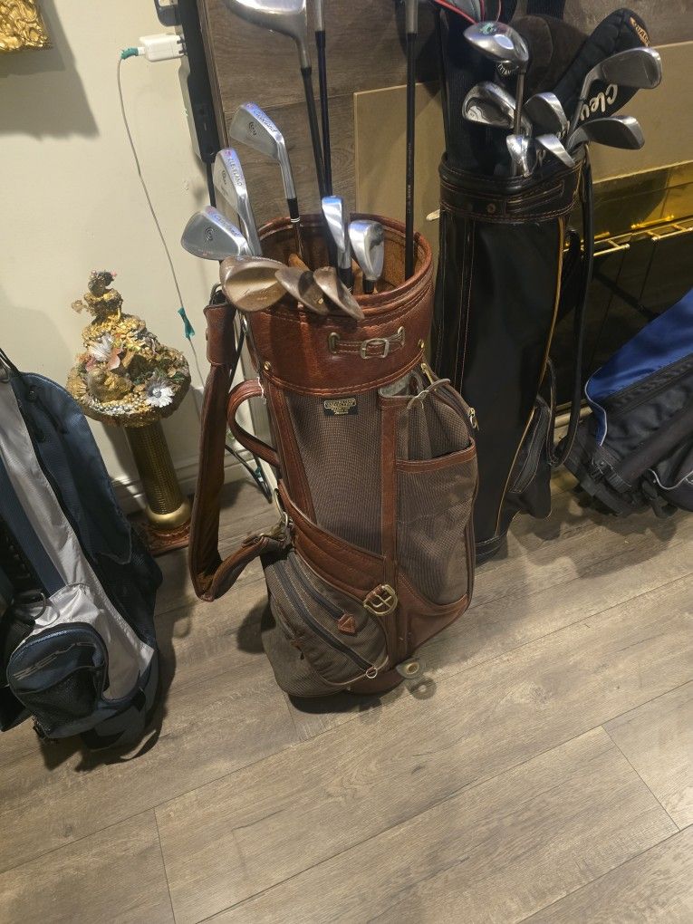 GOLF CLUBS WITH GOLF BAG (10 CLUBS)