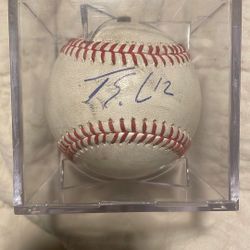 Jorge Soler autographed baseball