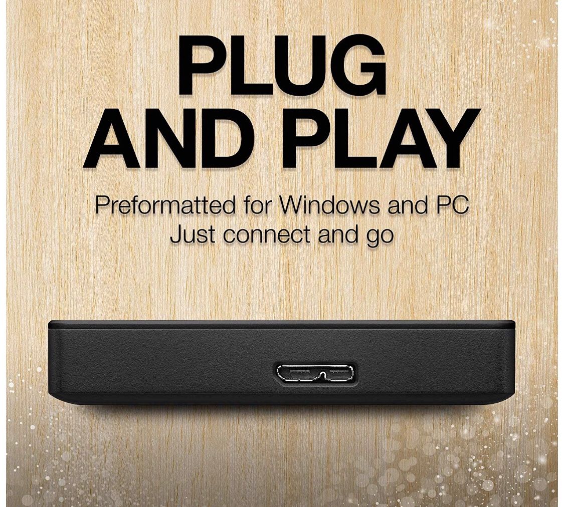 2TB Portable External Hard Drive with 1,000+ MOVIES PRELOADED in 1080p