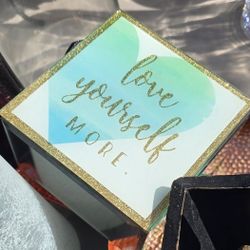 Turquoise Jewelry Box Mirrored Lined New Valentines Day Gift 