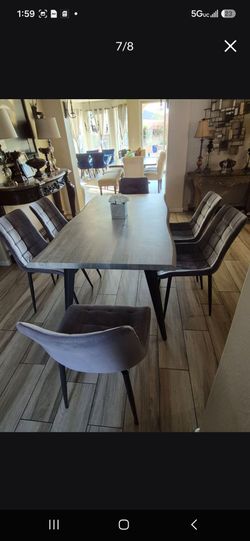 Dining Room Set Table With 6 chairs