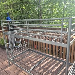 Metal Bunk Bed Twin Over Twin