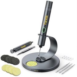 Fanttik T1 Max Soldering Iron Kit, Cordless Soldering Iron, 7 Seconds Fast Heating(390°F-840℉), Auto Sleep, 4 Precision Soldering Tips(C210), 360° Swi