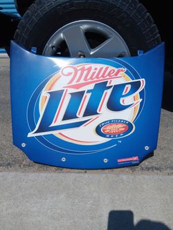 Miller Lite Nascar Hood