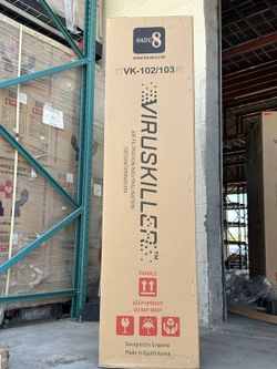 New VirusKiller Radic8 VK103 UV Air Filter & Air Sterilizer White