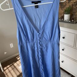 Baby blue dress