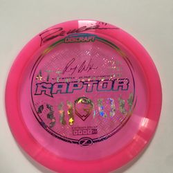 Discraft Raptor Ricky Wysocki Z Plastic