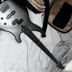 Yamaha TRBX204 Active Electric Bass Guitar Gray Metallic