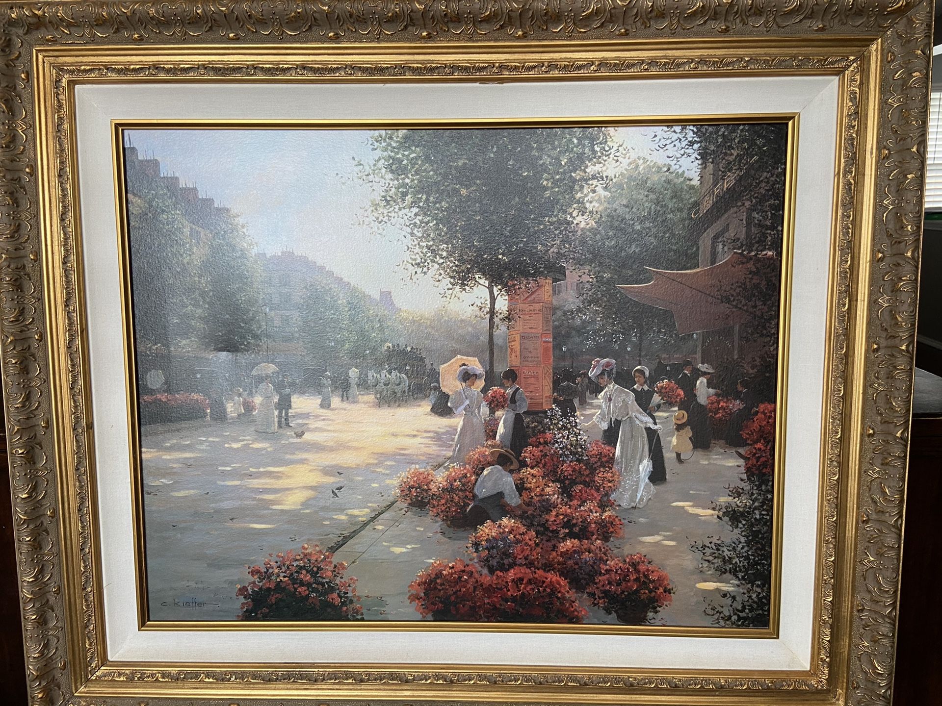 Christa Kiefer oil painting on canvas