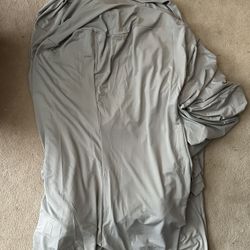 30x42 Silver Bistro Table Covers