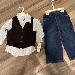 Kenneth Cole 3pcs Jeans Casual Set 