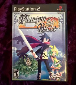 PHANTOM BRAVE PS2 PlayStation 2 With Instruction Manual - Great Disc Tested