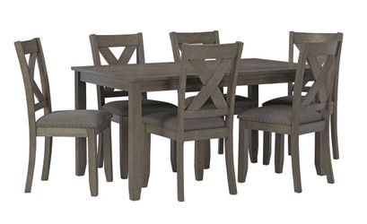 Dining table set with 6 chairs