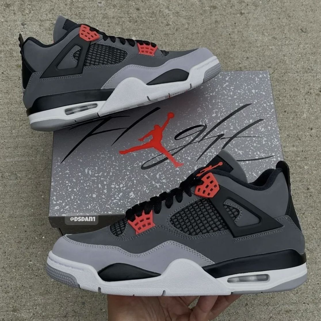 Jordan 4 Retro Infrared Sizes 7-13