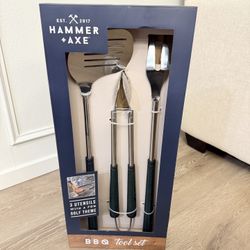 NEW: BBQ Tool Set 3-Piece 