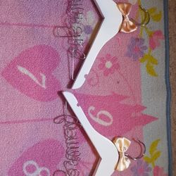 Wedding flower girl hangers