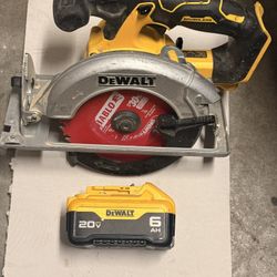 DeWalt Skil Saw/6 Amp Battery 