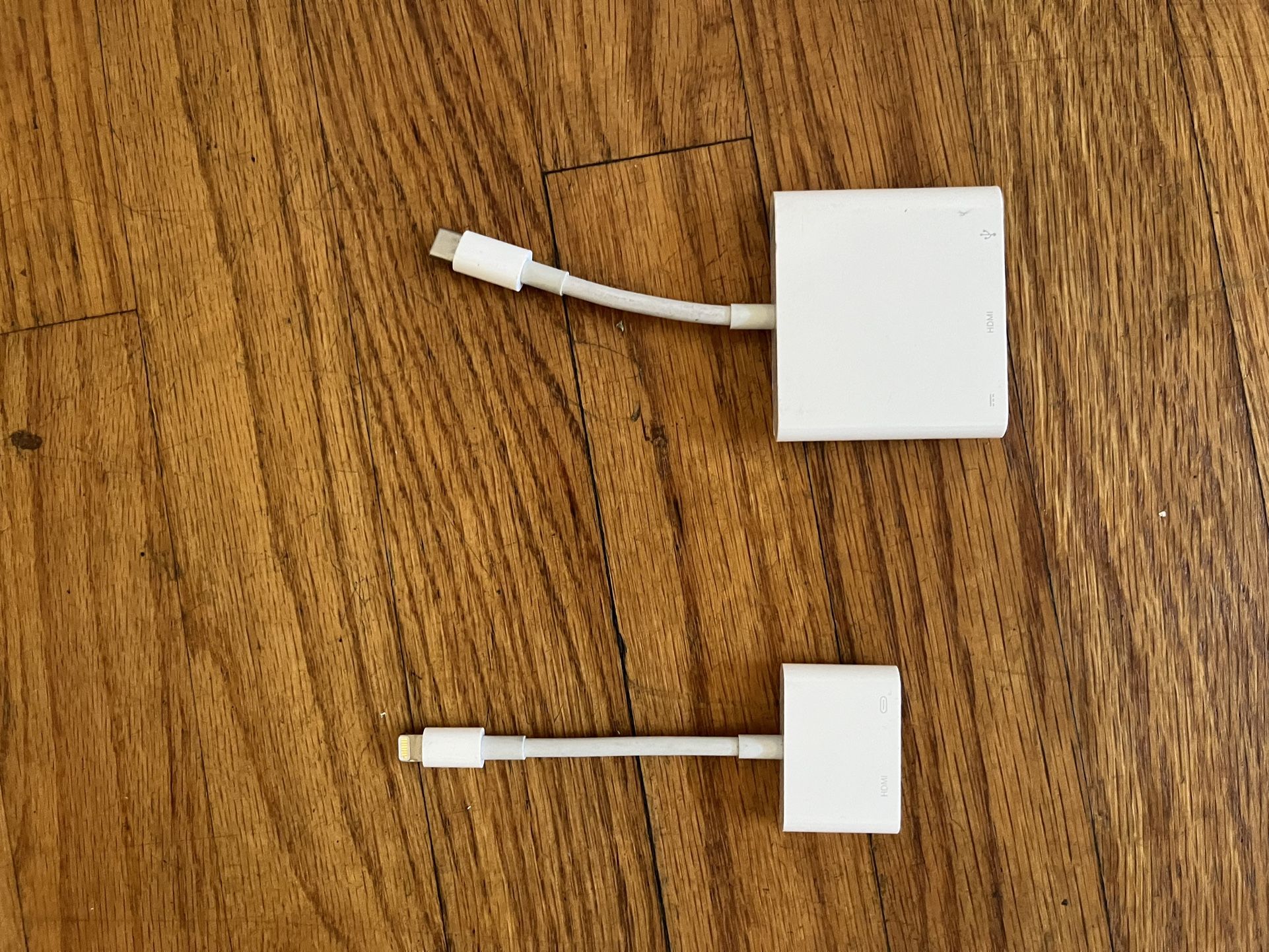 Apple USB-C Digital AV Multiport & Lightning Digital AV Adapters