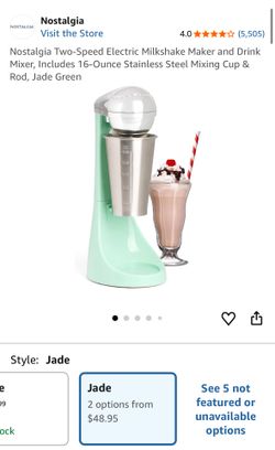 Nostalgia Milkshake Maker Brand new Sealed box