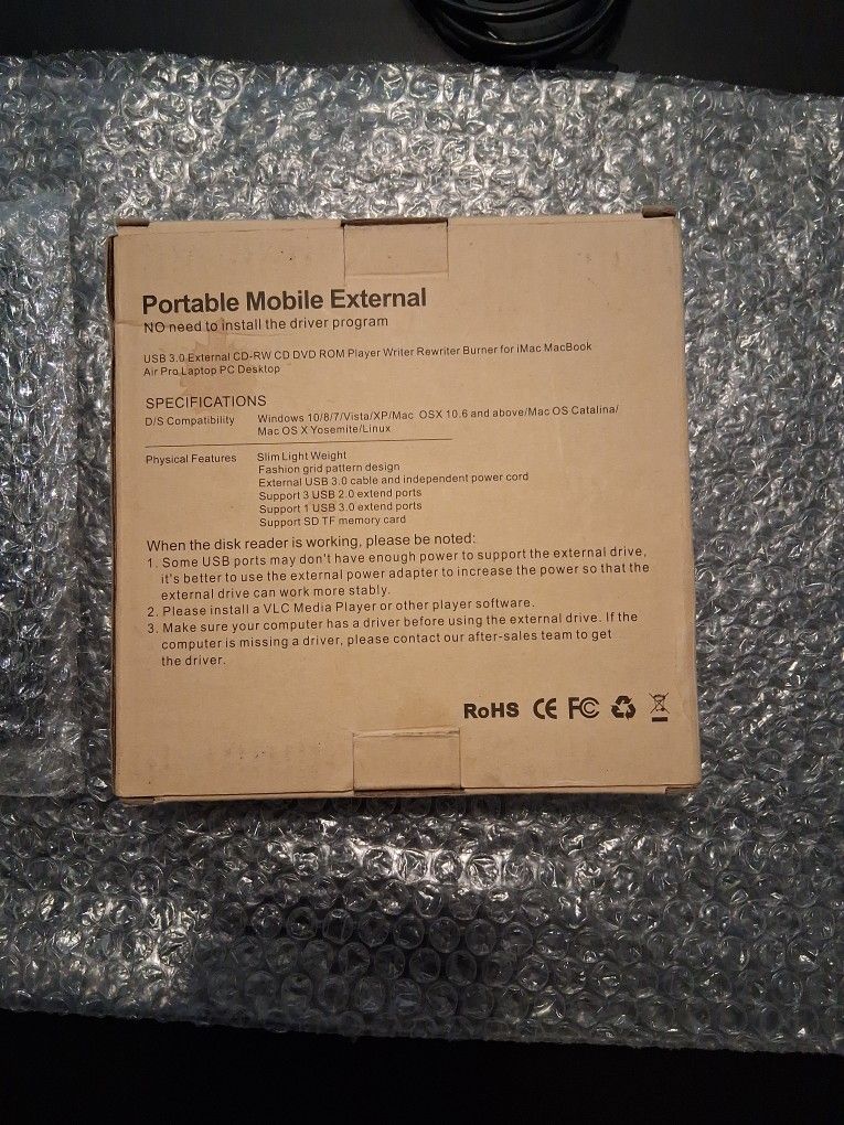Portable Mobile External Drive +