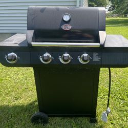 Grill With Side Burner- Professional Char Griller