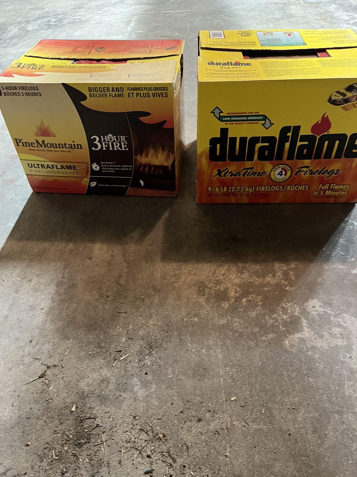 Duraflame Firelogs 2 Boxes - $30 Per Box