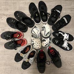 Boys Youth Nike Lot Puma Sneakers 