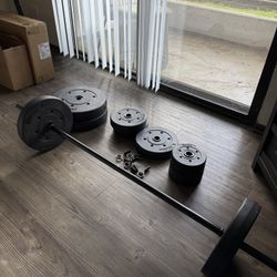 Plates And Barbell Set