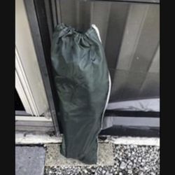 Camping Set Hiking Backpack, Water Bottle Belt, Jacket and Adult cot with Green Bag