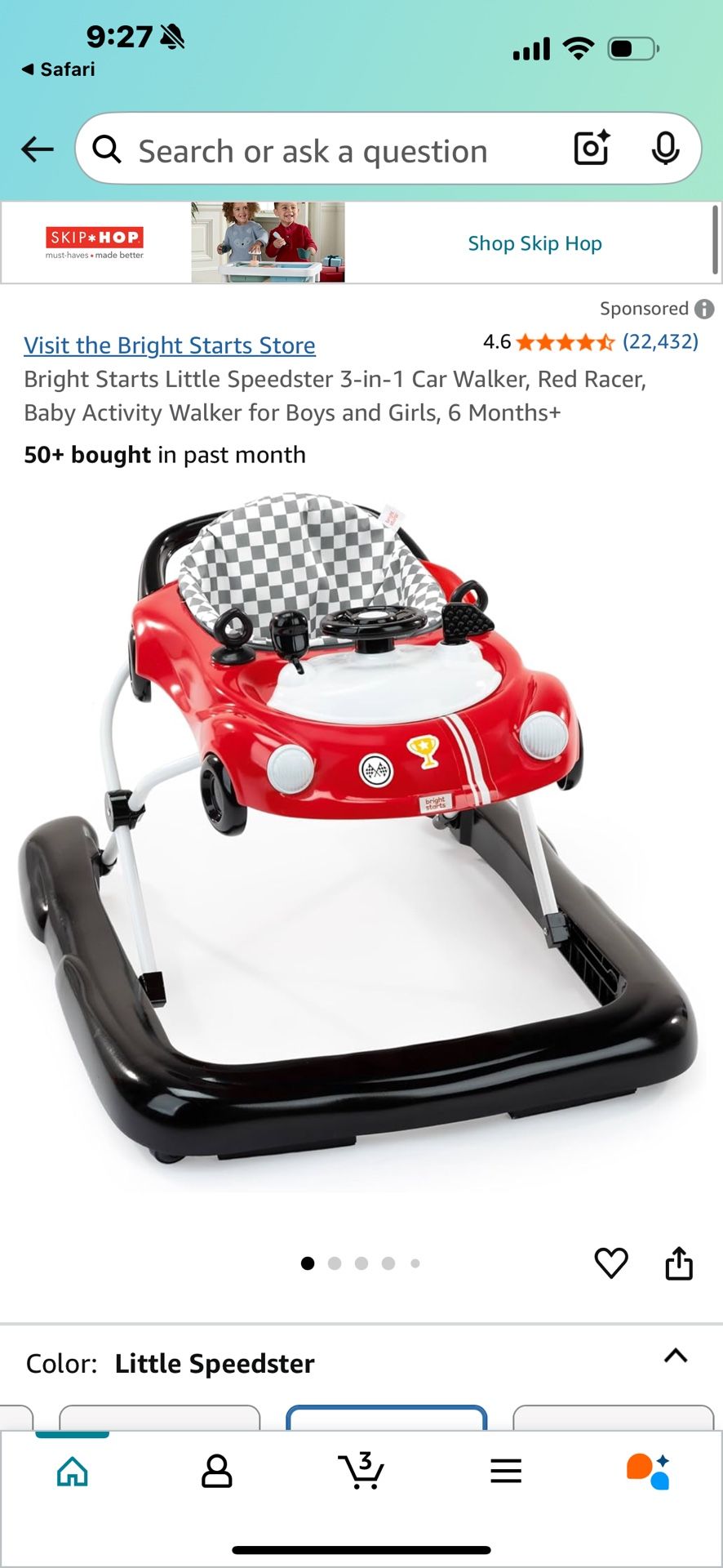 Baby Car Walker Great Condition