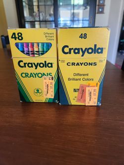 Old Stock Unused Retired Boxed Crayons